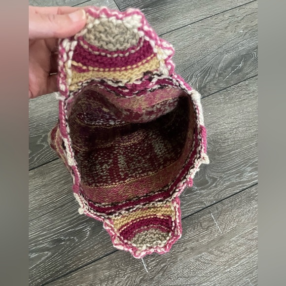 🦙 The Real Deal! 100% alpaca ear flap beanie hat skull cap pom pom.Made in Peru - Picture 4 of 7